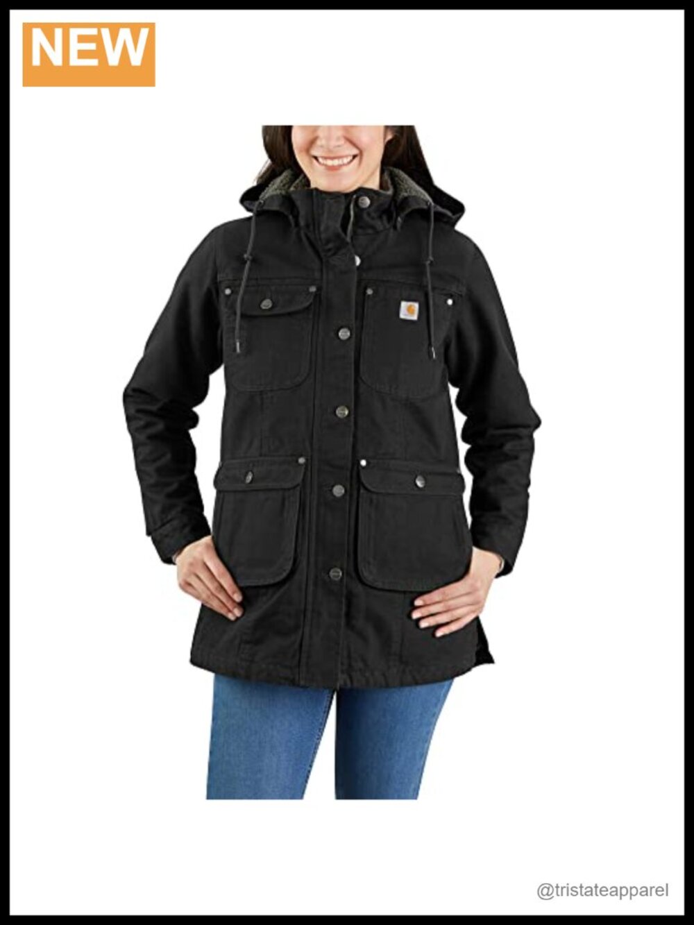CarharttLoose Fit Washed Duck Coat